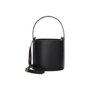 $350 STAUD BISSETT Bisset Leather Bucket Bag Black crossbody handle BRAND NEW!